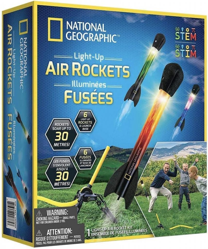 National Geographic Light-up Air Rockets