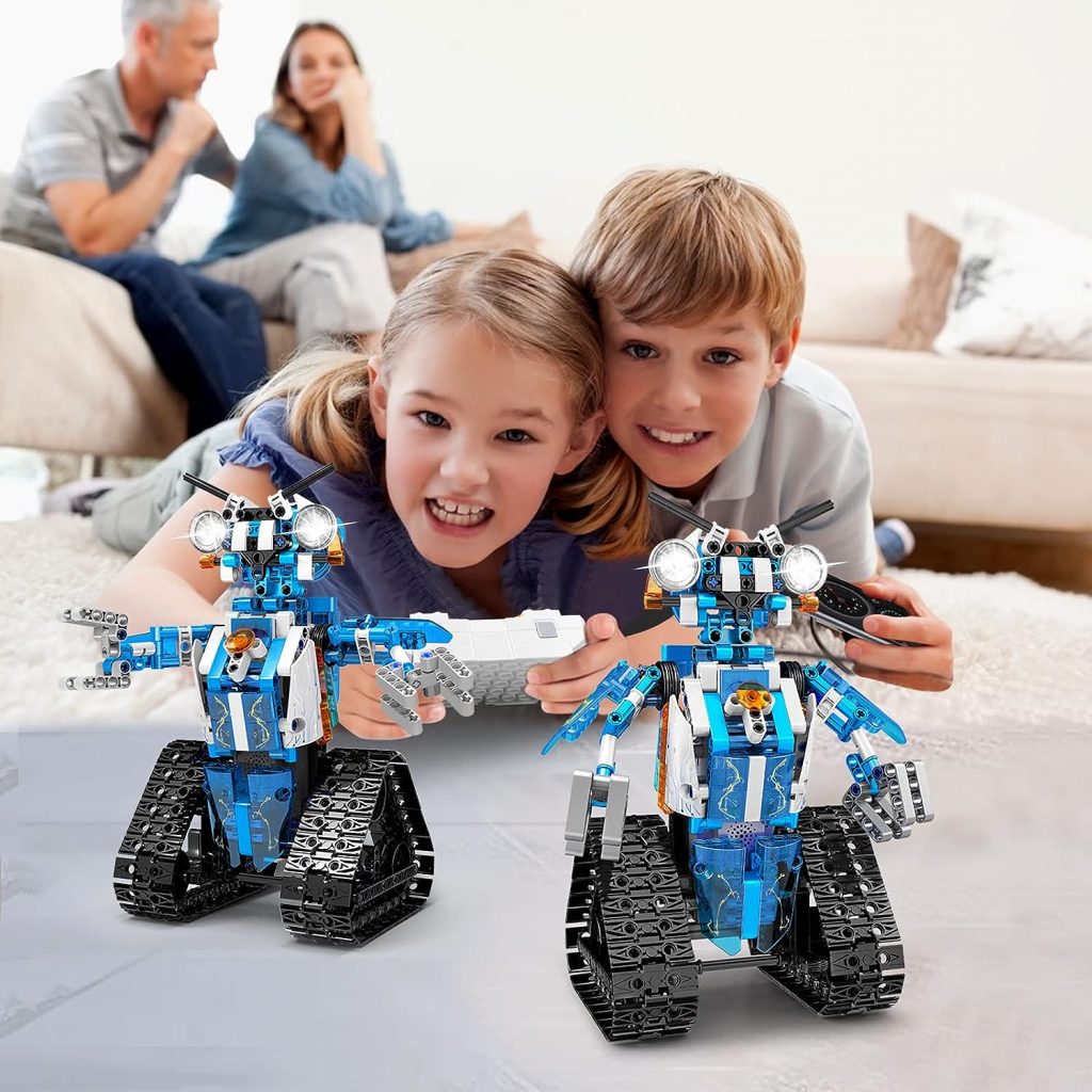 YOIFOY Technic STEM Toys for Kids 6 7 8 9 10 11 12, Remote  APP Controlled STEM Robot Building Kit Gifts Ideas Toys for Boys(369+ Pieces),New in 2023